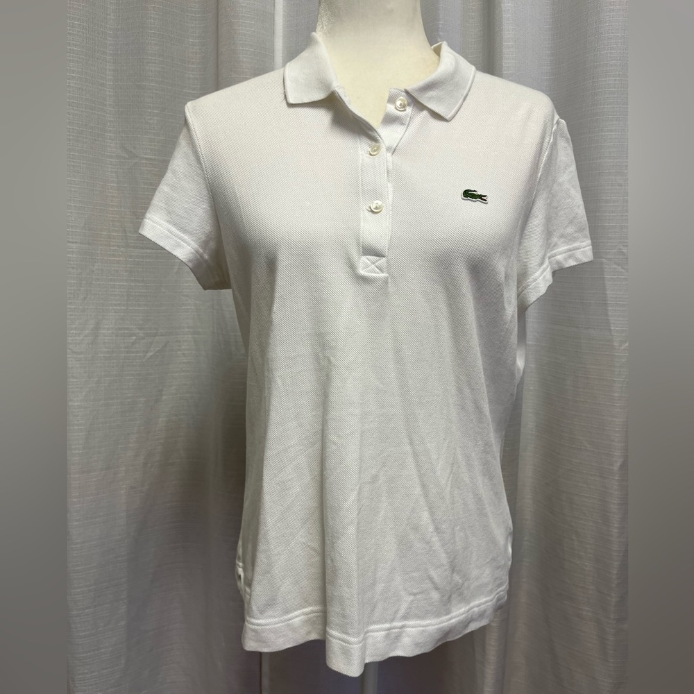 Lacoste Women's Regular Fit Cotton Petit Piqué Polo | size 46 or xl